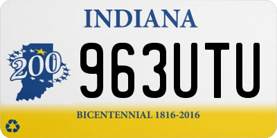 IN license plate 963UTU
