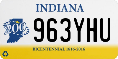 IN license plate 963YHU