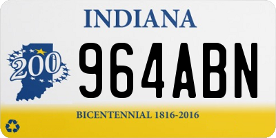 IN license plate 964ABN