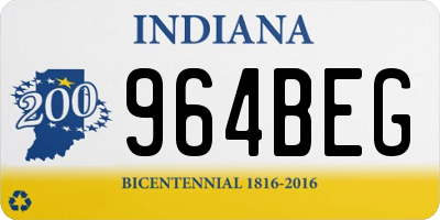 IN license plate 964BEG