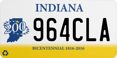 IN license plate 964CLA