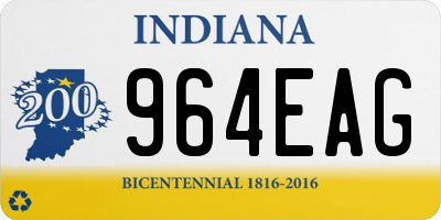 IN license plate 964EAG