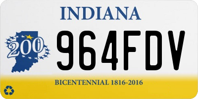 IN license plate 964FDV