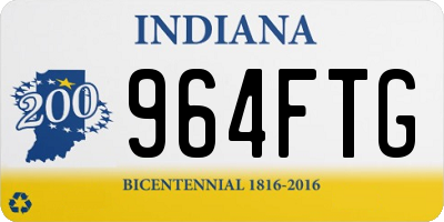 IN license plate 964FTG