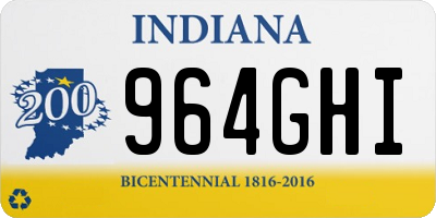 IN license plate 964GHI