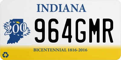 IN license plate 964GMR