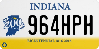 IN license plate 964HPH