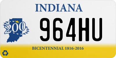 IN license plate 964HU