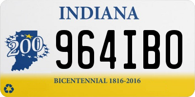IN license plate 964IBO