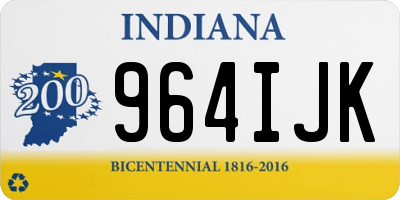 IN license plate 964IJK