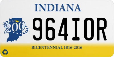 IN license plate 964IOR