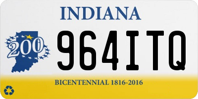 IN license plate 964ITQ