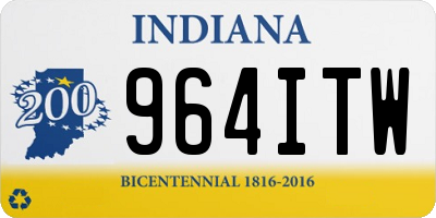 IN license plate 964ITW