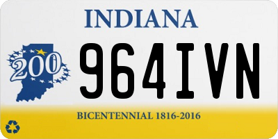 IN license plate 964IVN