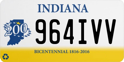 IN license plate 964IVV