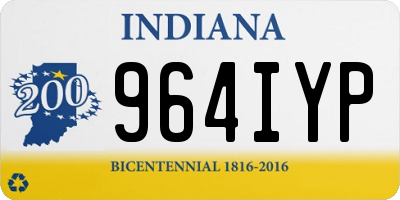 IN license plate 964IYP