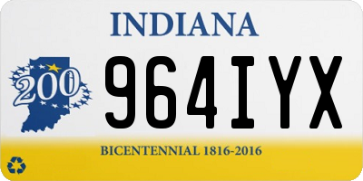 IN license plate 964IYX