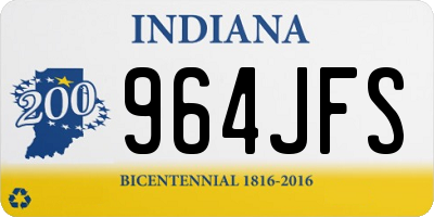 IN license plate 964JFS
