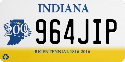 IN license plate 964JIP
