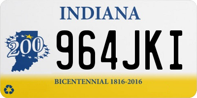 IN license plate 964JKI