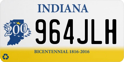 IN license plate 964JLH