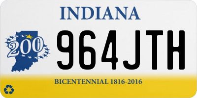 IN license plate 964JTH