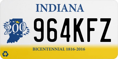 IN license plate 964KFZ