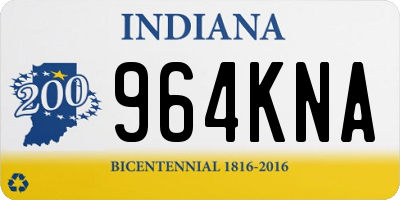 IN license plate 964KNA