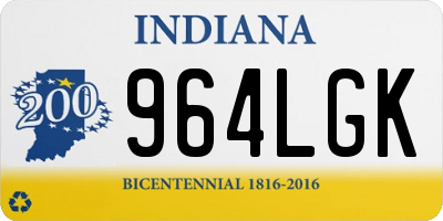 IN license plate 964LGK