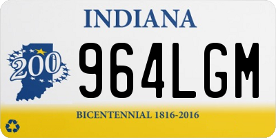 IN license plate 964LGM