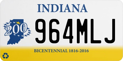 IN license plate 964MLJ