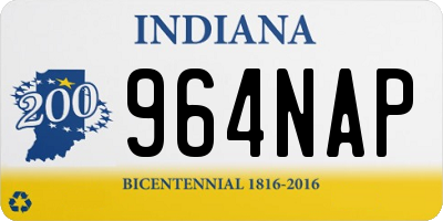 IN license plate 964NAP