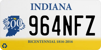 IN license plate 964NFZ