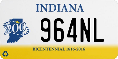 IN license plate 964NL