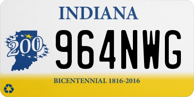 IN license plate 964NWG