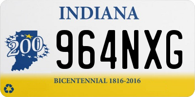 IN license plate 964NXG