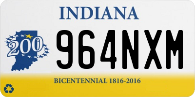IN license plate 964NXM