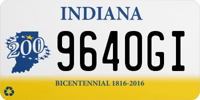 IN license plate 964OGI