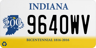 IN license plate 964OWV