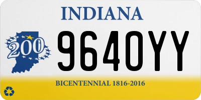 IN license plate 964OYY