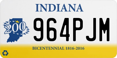 IN license plate 964PJM