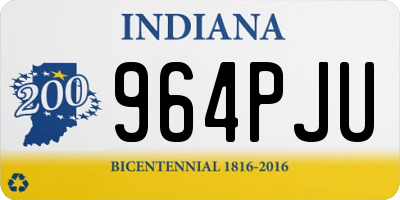 IN license plate 964PJU