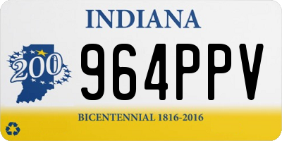 IN license plate 964PPV