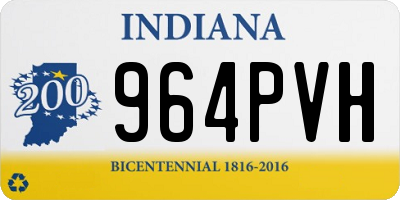 IN license plate 964PVH