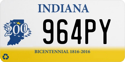 IN license plate 964PY