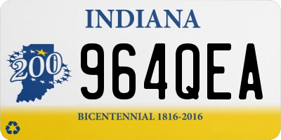 IN license plate 964QEA