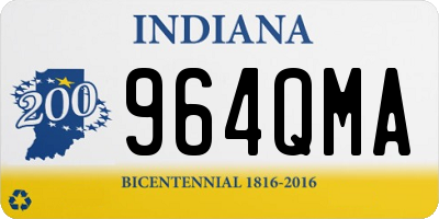 IN license plate 964QMA