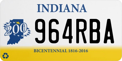 IN license plate 964RBA