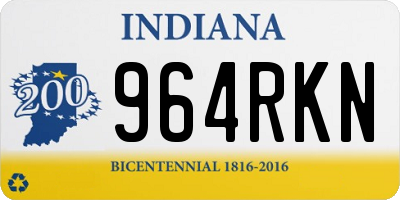 IN license plate 964RKN