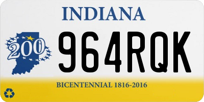 IN license plate 964RQK
